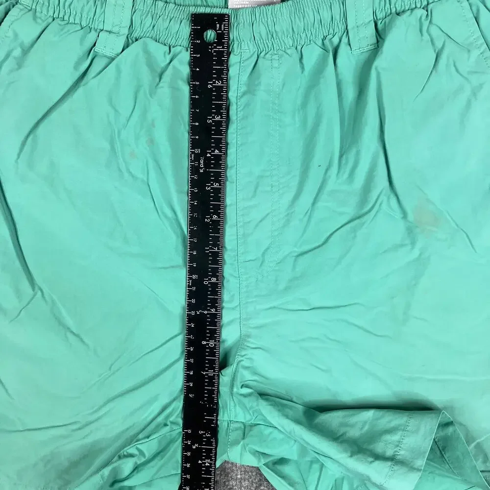 Columbia Swim Trunks Mens Size L Green Mesh Lined Quick Dry‎ Outdoor Lightweight